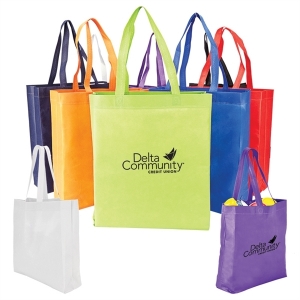 Non-woven Value Tote with Gusset Bottom