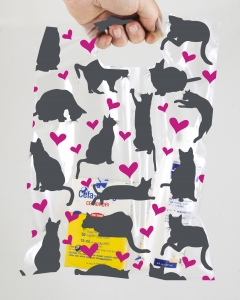 Cats & Hearts (Gray & Pink) MSP1010