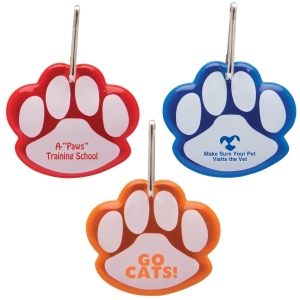 Reflector Paw Shape Tags