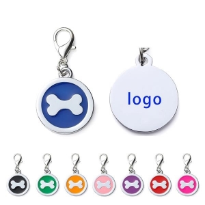 Zinc Alloy Round DogTags